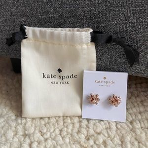 Kate Spade Bourgeois Bow Rose Gold Earrings